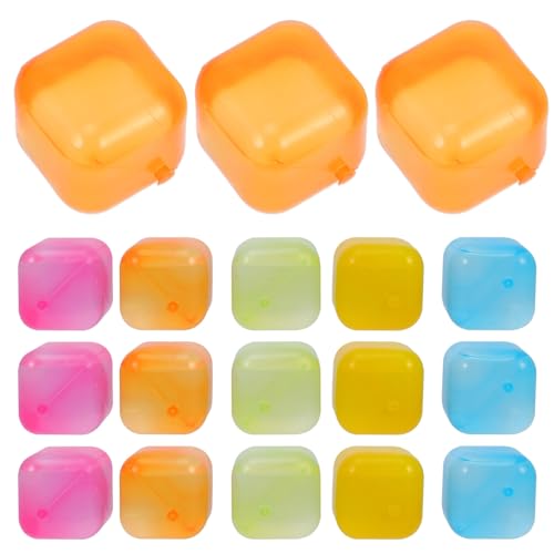 Alipis 24pièces Glaçons Réutilisables Plastique Moules à Glaçons Pour Boissons Parfait Pour Événements