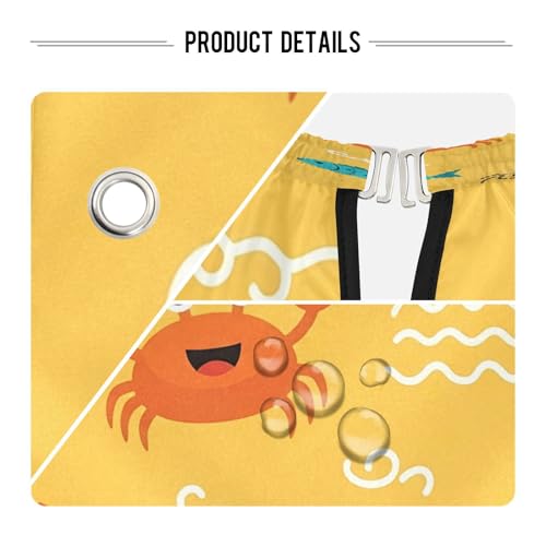 Capa de barbero impermeable para hombre Kigai Red Crab miniatura 4