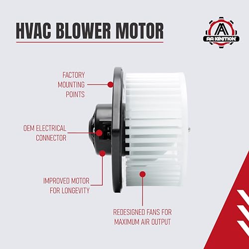 image for HVAC Heater Blower Motor with Fan Assembly Replacement by AA Ignition 
