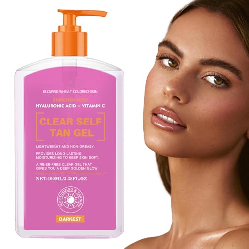 Crema Autobronceadora, Crema Bronceadora Para La Piel, Loción Hidratante Para Bronceado, Fórmula De Rápida Absorción, Hidrata Y Nutre, 100 Ml, Para Uso En Casa, Baño, Viajes Y Vacaciones.