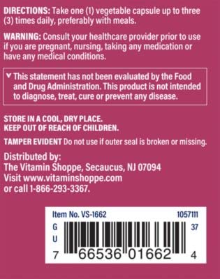 The Vitamin Shoppe Chasteberry Extract (Vitex Agnus Extract) Women's Health For Premenstrual Support (100 Veggie Capsules) #TOP2