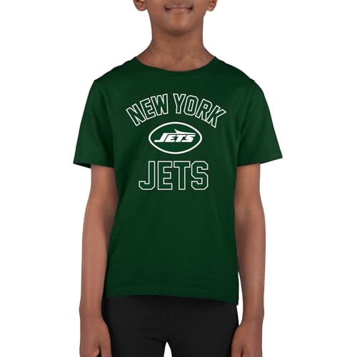 Camiseta NFL para niños y niñas de Team Fan Apparel Y3001, talla S a YXL