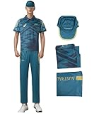 Raygun Costume Halloween, Australian Breakdancing Outfit, Olympic Break Dancer Costume with Hat for Men Women (Men, L)