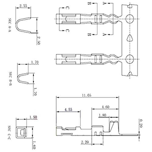 Cermant 200Pairs 2.54mm Male Female Crimp Jumper Pin Connectors by Cermant - Used condition - Image 4