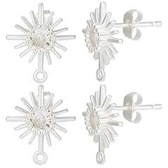 Silver Sun Earring