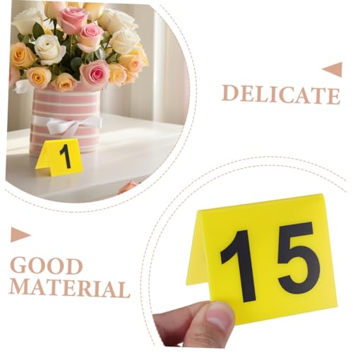 Marqueurs de table numéros compacts pour animer vos banquets et soirées jeux