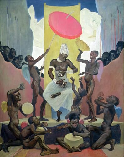 De Célèbres Tableaux Affiche la Dame noire de Glyn Philpot Toile