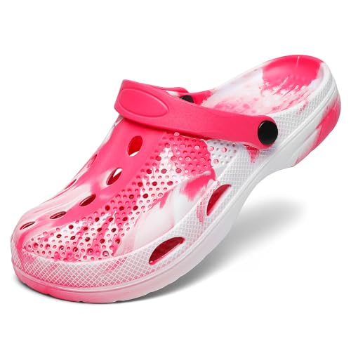 Image of SOSOWHLTE Men's Women's Arch Support Clogs,Unisex Garden Shoes Comfortable Slip-on Outdoor Sandals Slippers for Beach Casual