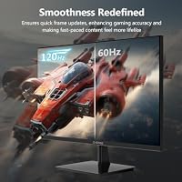 Z-Edge 27 Zoll 4K Monitor 120Hz UHD 3840x2160 IPS 1ms HDMI 2.1 DP 1.4 – Ansicht 3