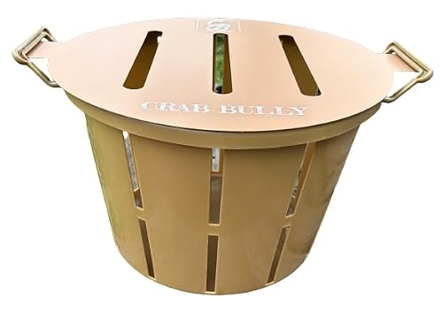 Crab Bully Bushel Basket Brown