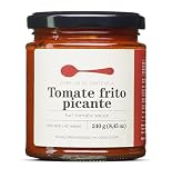 Tomate Frito Picante 240g Sin Azúcar Añadido Natural Habanero Artesanal Extremadura