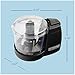 Kitchen Selectives Mini Chopper by Select Brands - Mini Electric Food Chopper for Kitchen Appliances - Features Dishwasher-Safe Parts - Chops, Minces & Dices - 1-1/2 Cups, Black