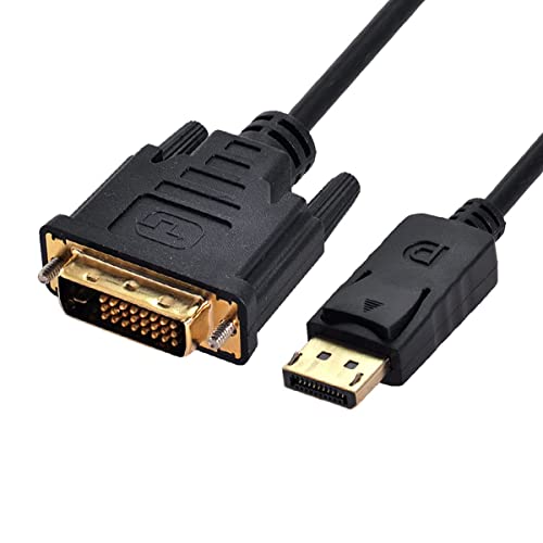 DisplayPort to DVI Cable - (1.8m) 1080p Video - DisplayPort to DVI Adapter Cable - DP to DVI-D Converter Single Link - DP to DVI Monitor - Latching DP Connector