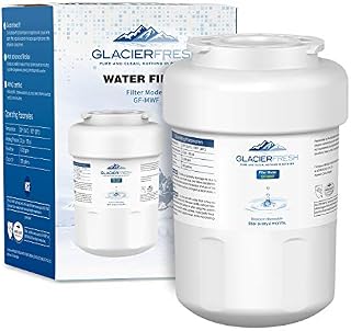 MWF Water Filter Replacement for GE Refrigerator, GLACIER FRESH NSF 42 Certified Cartridges Compatible with GE MWF SmartWater, MWFA