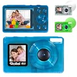 Rollei Macchina Fotografica 48MP 4K Compactline Pocket Blu Trasparente