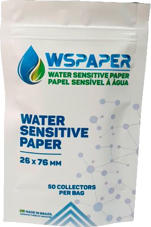 Water Sensitive Paper (WSP) for Sprayer Calibration - 50 Sheets per Pack - Minimize Waste and Ensure Even Distribution of Droplets