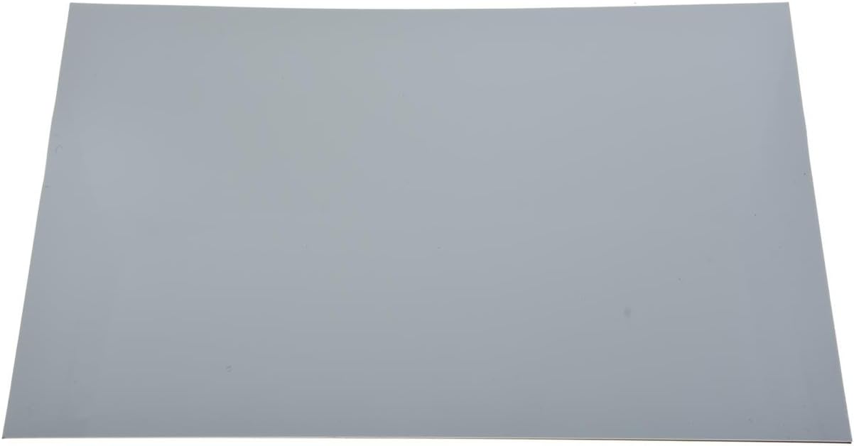 Dopro Uncut 11"x17" DIY Blank Guitar Bass Pickguard Material Sheet Scratch Plate Material Sheet 29x43cm White 3 Ply (WBW) (Cut Your Own Pickguard)