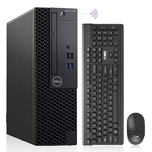 Dell OptiPlex 3060 Desktop Computers Windows 11 Pro, Hexa Core i5-8500 Up to 4.1Ghz,32GB DDR4, 512GB M.2 NVMe SSD+1TB HDD,Built-in WiFi, Small Form Factor PC(Renewed)