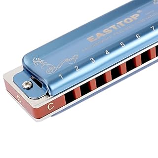 Harmonica Blues harmonica t008k diatonic 10 trous harpe bouche clé d’orgue C Low f bleu couvercle phosphore bronze… - Les Beatles, Paul McCartney, John Lennon, RIngo Starr, George Harrison Harmonica Blues harmonica t008k diatonic 10 trous harpe bouche clé d'orgue C Low f bleu couvercle phosphore bronze… – Image 5