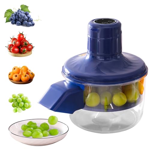 Electric Grape Peeling Machine,3 in 1 Automatic Fruit Peeler Tool,Rechargeable Garlic Peeler Machine,USB Multi-Function Portable Small Electric Potato Peeler Fully for Home Kitchen Commercial