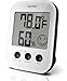 DRETEC Thermometer, Hygrometer, Indoor therometer, Humidity Meter, Silver, Officially Tested in Japan, (Starter AAA Battery Included)