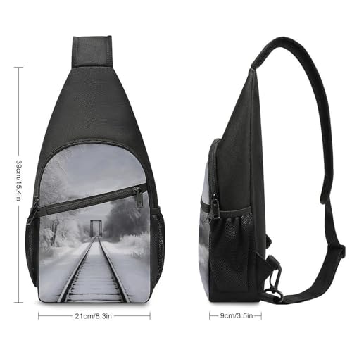 Morrales de senderismo crossbody ligero 15.4x8.3x3.5 in miniatura 2