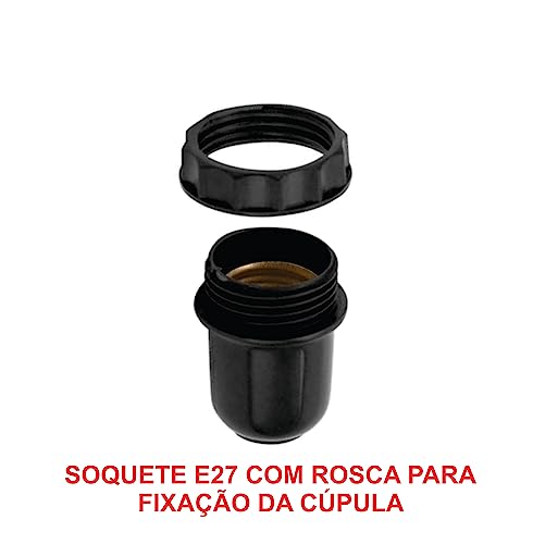 Abajur Luminária de Mesa Rússia P (20x40cm)