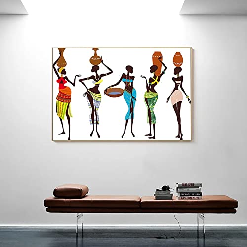 Affiches et impressions femme noire africaine TORALF décoration murale toile