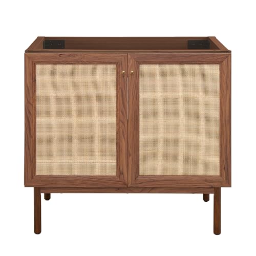 Image of Classe 36 inch Bathroom Vanity in Dark Walnut Cabinet Only