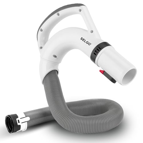 Pvc, Steel Upgraded Replacement Hose Handle for Shark Rotator Lift-Away Vacuum Models For Series NV355 NV356 NV357 NV358 NV370 UV440 (NV360 Blue UV550 Gray NV391 Red) OEM # 153FFJ