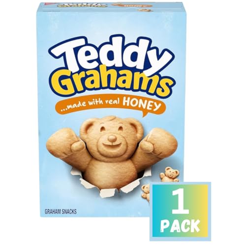 Teddy Grahams Honey Graham Snacks 10 Oz Box - Teddy Grahams Bulk - Teddy Grahams Snack Packs Individual - Teddy Grahams Honey Cookies - Thumbnail 4