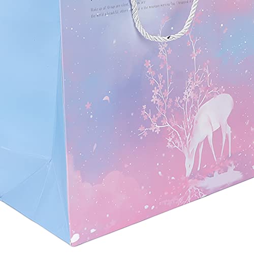 Bolsa de presente portátil, segura, estável, cor brilhante, delicada, ergonômica, para presente de c