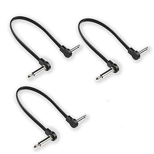 M MAKA Flat Low Profile Guitar Patch Cable 12 inch