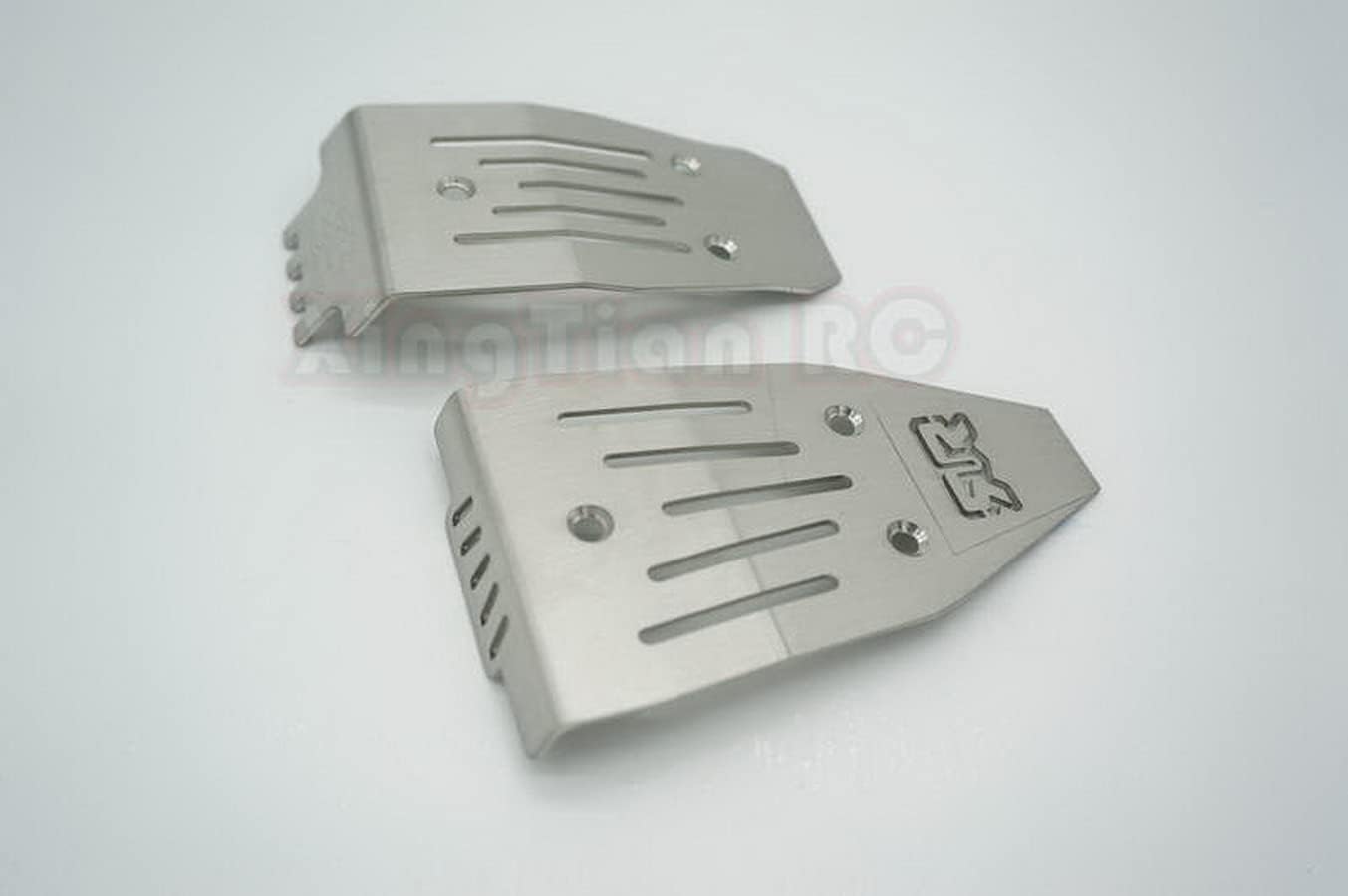 1/10 Big Rock Crew CAB Stainless Steel Skid Plate Chassis Protect Armor - Hollow