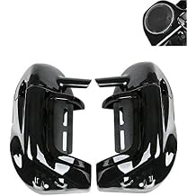 TCMT Lower Vented Leg Fairing w/ 6.5 Speakers Grills Fit For Harley Touring Road King Road Glide Street Glide Electra Glide Ultra-Classic 1983-2013 Stype D
