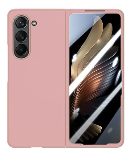 Image of amazon basics Liquid Silicone Case Cover for Samsung Galaxy Z Fold 6 (Pink)