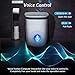 WOODBRIDGE B0931S Voice Control Smart Toilet with 1.28 GPF Dual Flush Auto Open & Close,Foot Sensor,1000 Gram Map Flushing Score,Movement Drying,Chair Height Design and Cleaning Foam Dispenser
