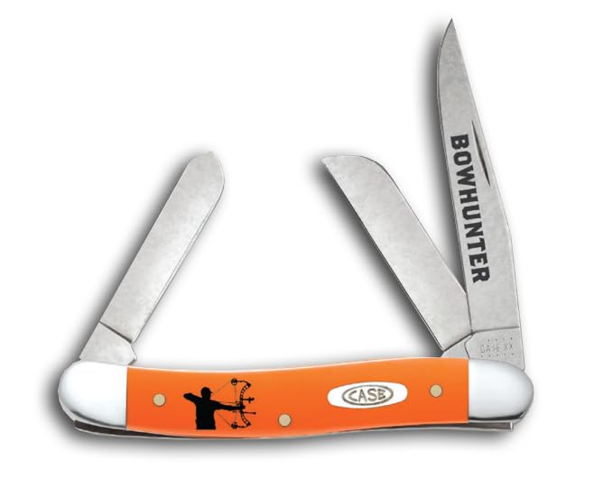 Case XX Knives Medium Stockman Bowhunter Orange Synthetic Stainless Pocket Knife
