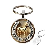 Llavero De Herradura De La Suerte: Colgante De Metal Detallado, Elegante Accesorio De Buena Suerte, Colgante De Bolso Compacto | Idea De Regalo Para Mujeres, Amigos, Amantes De La Familia, Llavero, De