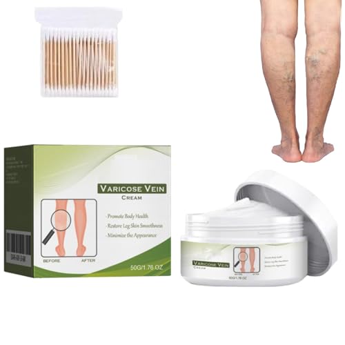 Crema para varices Melivu Instant Relief, fórmula hidratante ligera con ingredientes botánicos naturales, nuevas cremas para varices Instant Relief (1pcs)