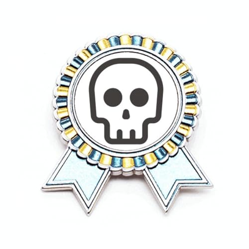 Broche squelette Stupify en métal le cadeau mignon pour les passionnés de dessin animé