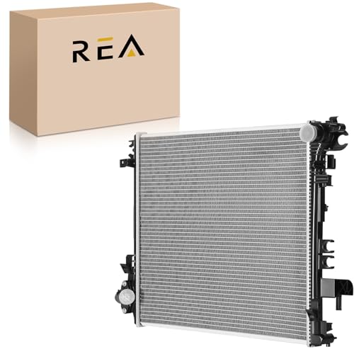 Image of Engine Coolant Radiator Assembly Compatible with Jeep Wrangler 3.6L 2018-2022, Wrangler 2.0L 2018-2021, Gladiator 3.6L 2020-2023, Gladiator 3.0L 2021 Replace# 68314786AC, 68314786AB