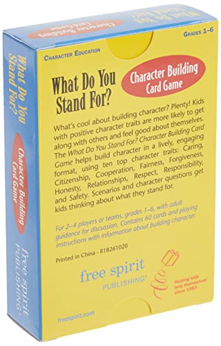 What Do You Stand For? Character Building Card Game #TOP1
