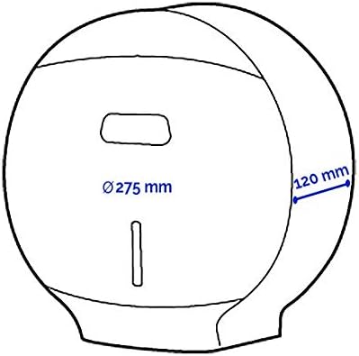 Clar Systems CS-PT-IA-30-PB - Toilet Roll Dispenser