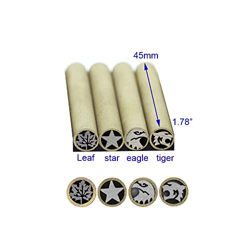 Knifius Mosaic Pins For Knife Handle Custom Knives Blank Scales Grips Blades Edc Pocket Knives Pivot Pin (Maple Leaf, 6Mm) #TOP2
