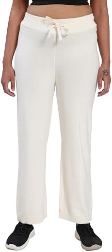 BlissClub Women's Relaxed Fit Mid Rise Pants