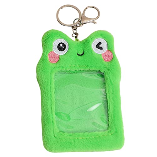 Porte-carte en peluche Kawaii Lurrose | Lot de 4 protège-cartes photo