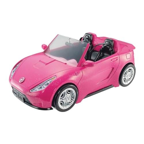 Barbie DVX59 - Cabrio Fahrzeug, in pink, mit Platz für 2 Puppen, Puppen Zubehör, Spielzeug ab 3 Jahren
