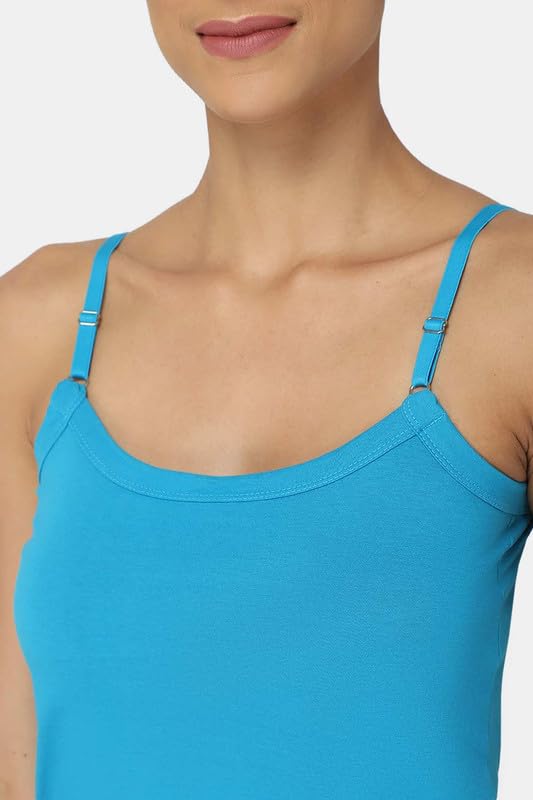 Image of Intimacy Cotton Camisole for Women with Adjustable Straps - Soft & Breathable Everyday Wear Slip for Women