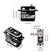 FLASH HOBBY 45KG Coreless Servo 8.4V High Torque Full Metal Gear Servo, IP67 Waterproof Steering RC Servo with Control Angle 270° for 1/10 Scale RC Cars, RC Crawler, Trucks & Robot Parts (45KG)